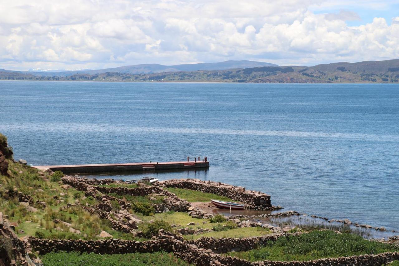 Inka Lake Taquile Lodge Huillanopampa Exterior foto